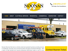 Tablet Screenshot of noonanelectricalservices.com